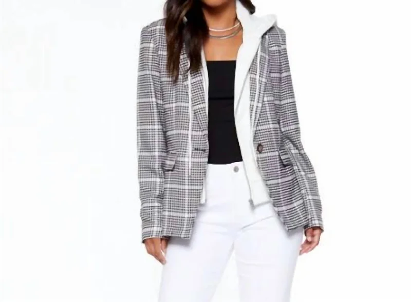 Blazer In Black And White