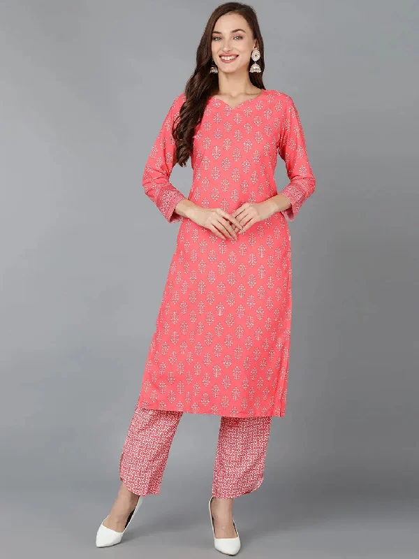 Ahika Women Polyester Ethnic Motifs Printed Kurta-PKSET1045A_XS