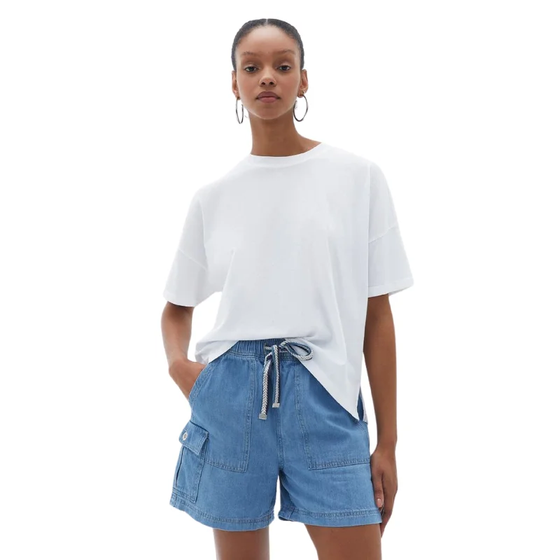 OXXO - Asymmetrical Hem Oversized T-Shirt