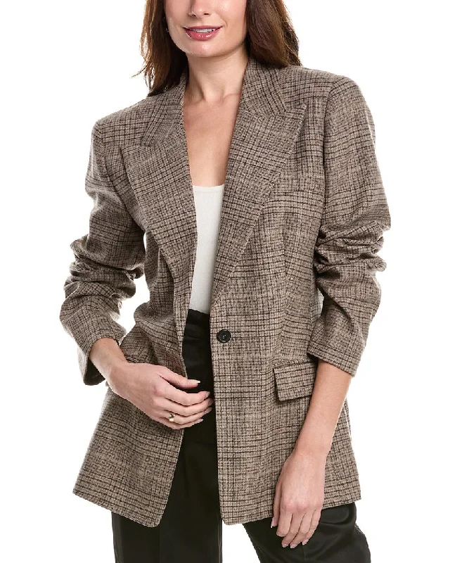 Michael Kors Collection Georgina Wool-Blend Blazer