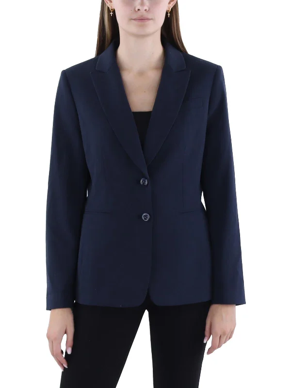 Womens Suit Separate Office Two-Button Blazer