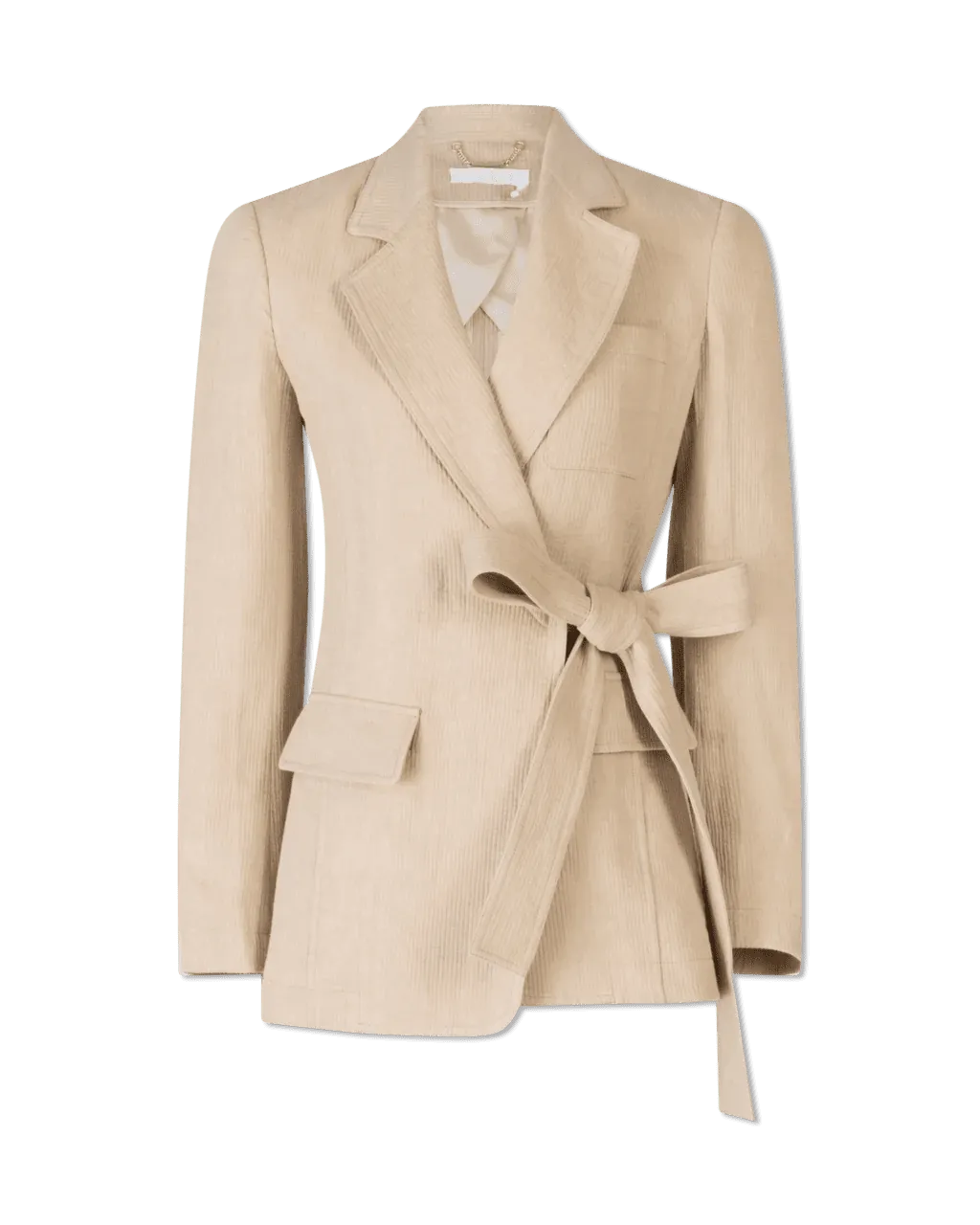 Corduroy Belted Blazer