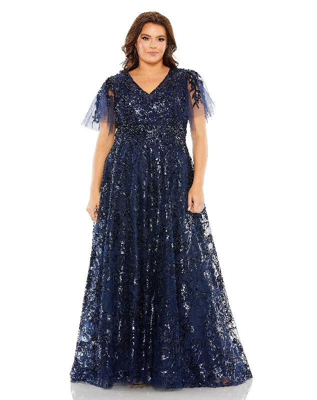 Mac Duggal 20469 Fabulouss Long Plus Size Formal Dress