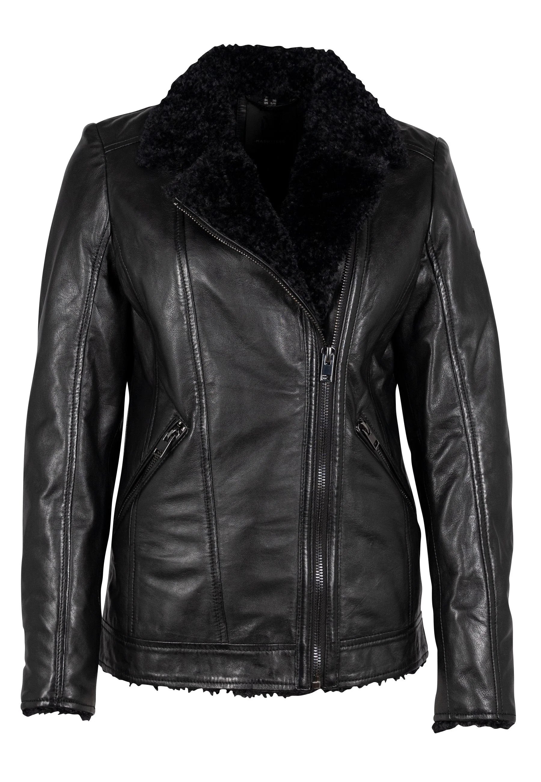 MAURITIUS Deba CF Leather Jacket- Black