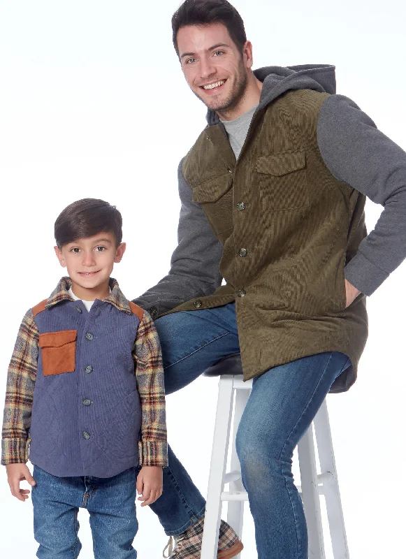 McCalls Men's and Children's Jackets M7638