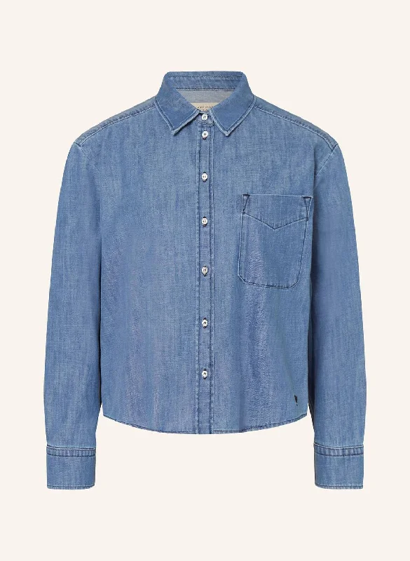 Denim Shirt Blouse In 006