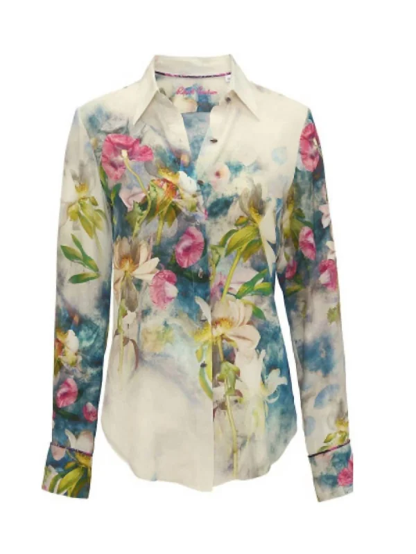 Gabriela Shirt In Floral White