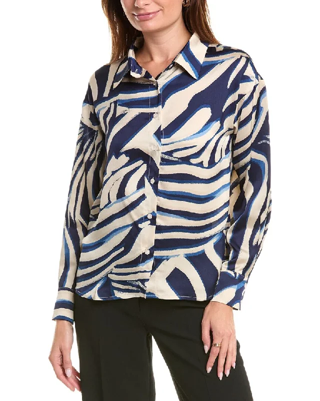 Gracia Zebra Stripe Shirt