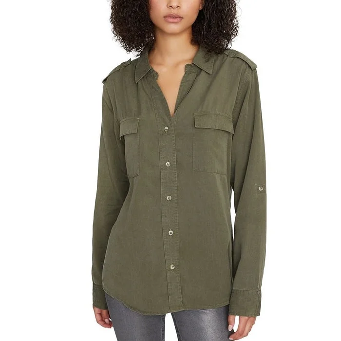 Sanctuary Women's Conroy Surplus Utility Shirt Green Size Xx-Small