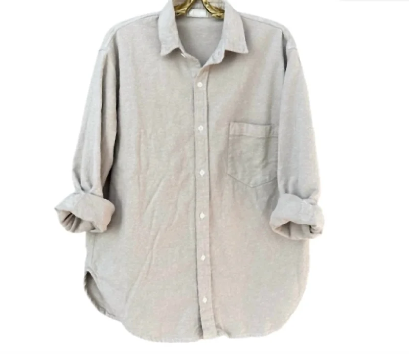 Women's Jojo Linen Shirt In Sand