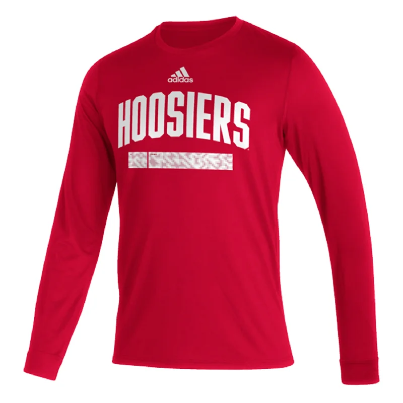 Indiana Hoosiers Adidas Arch Hoosiers Long Sleeve T-Shirt