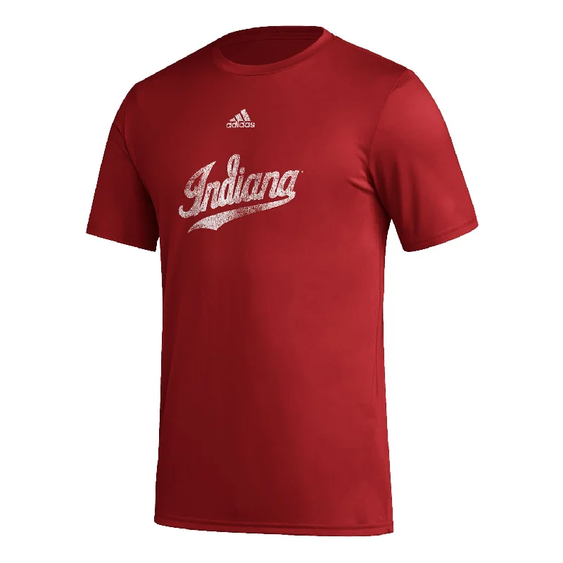 Indiana Hoosiers Adidas Vault Distressed Indiana T-Shirt