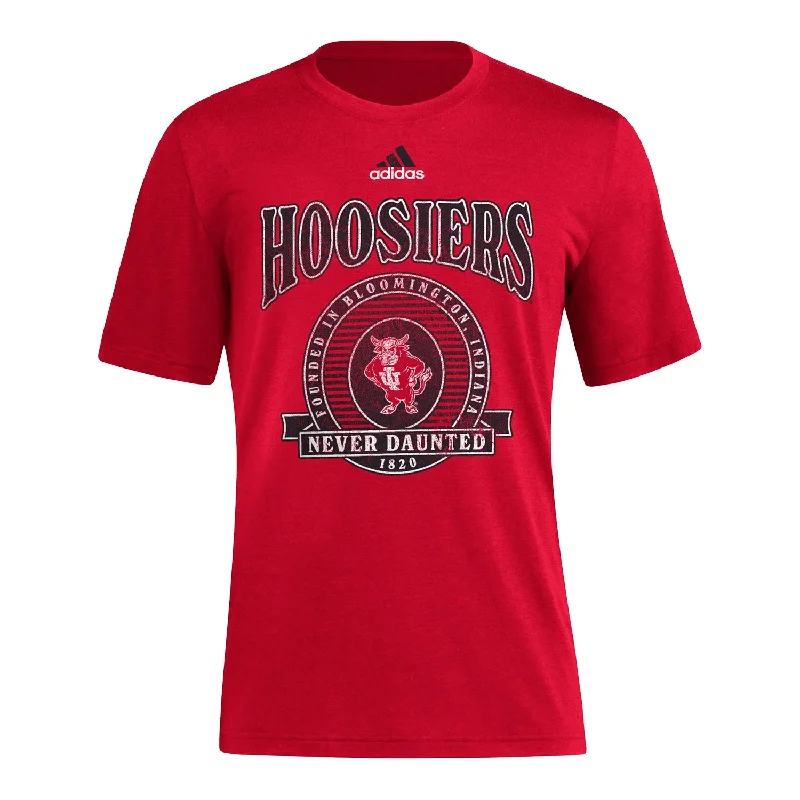 Indiana Hoosiers Adidas Trilateral Crimson T-Shirt