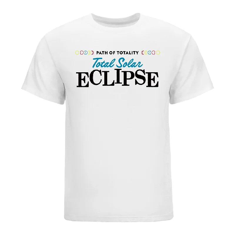 Indiana Hoosiers Memorial Stadium Total Solar Eclipse White T-Shirt