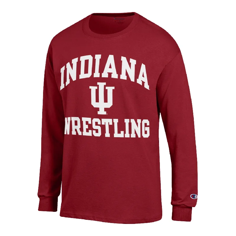 Indiana Hoosiers Wrestling Crimson Long Sleeve T-shirt