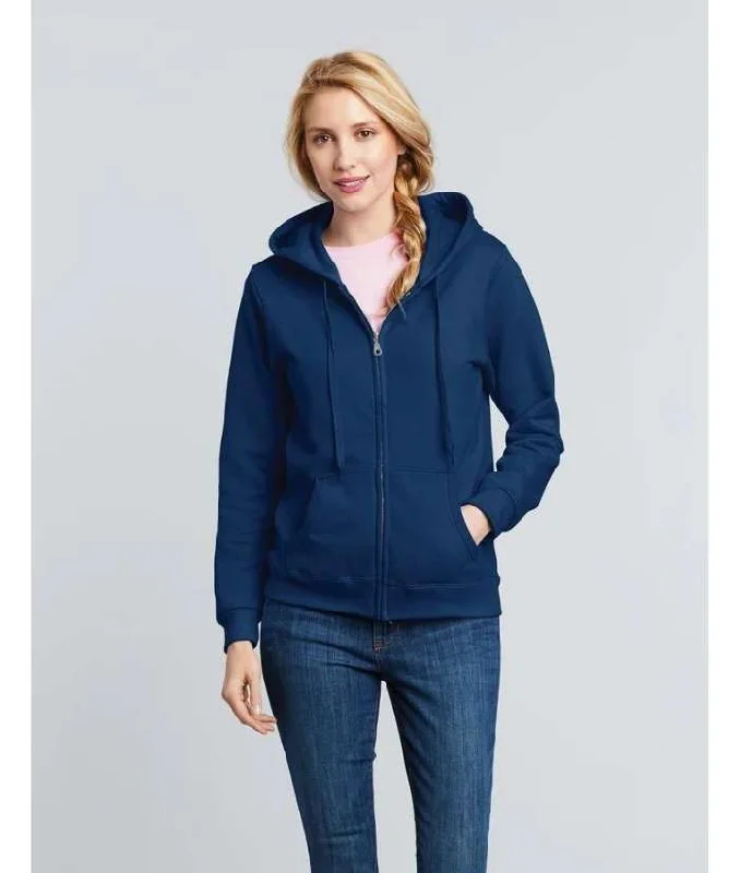 Gildan Ladies Semi-fitted, Heavy Blend, Full Zip Hoodie