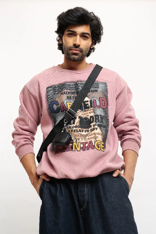 Men's Carfieild Pink Sweatshirt