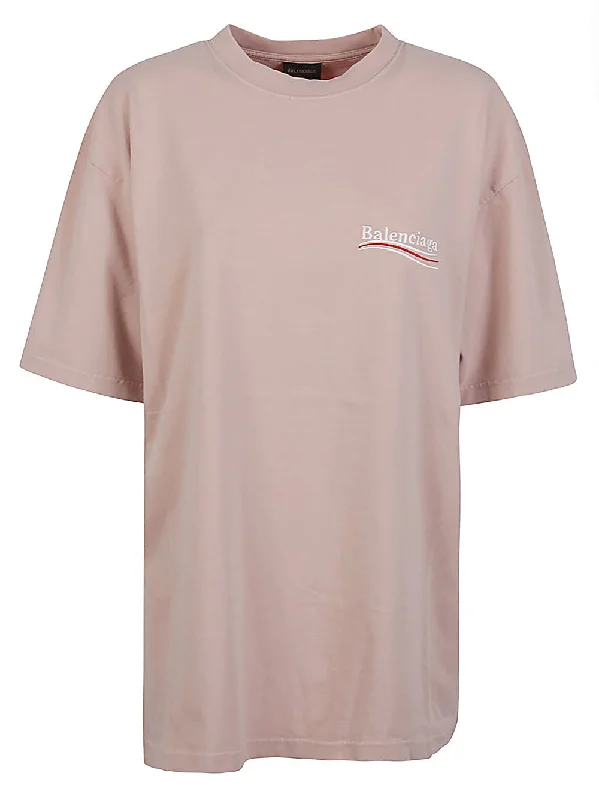 Balenciaga Women's T-Shirts And Polos pink