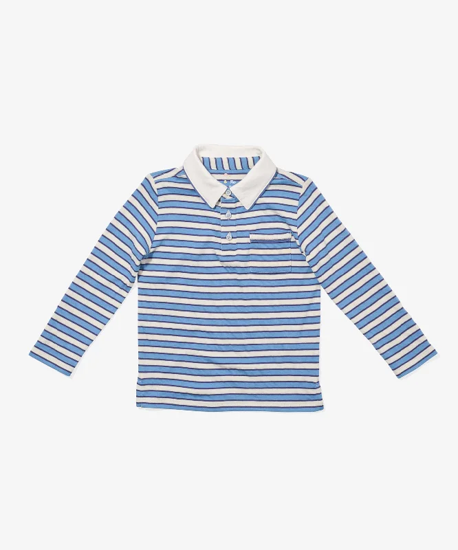 Parker Polo, Blue Rugby Stripe