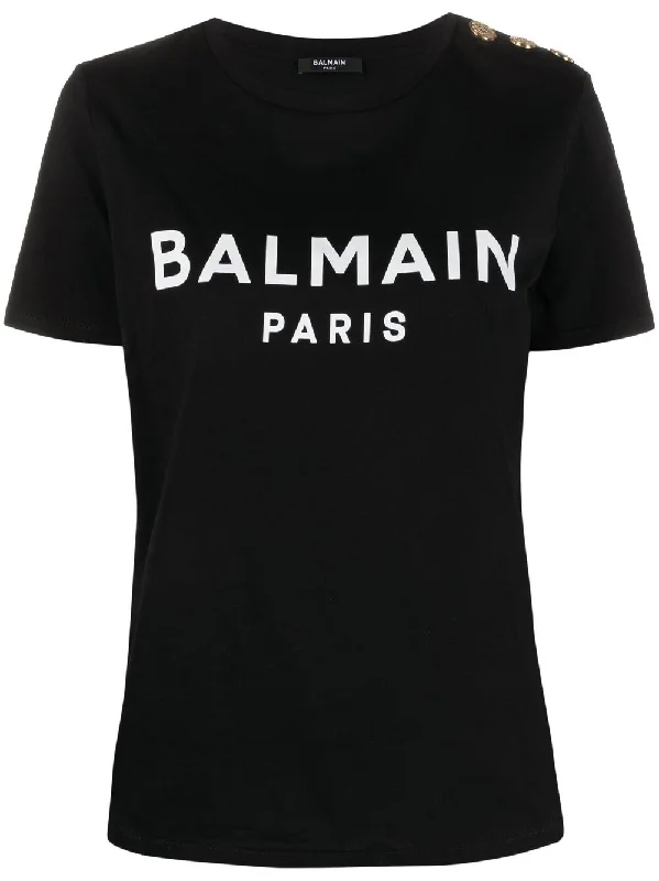 Balmain Women's T-Shirts And Polos Black