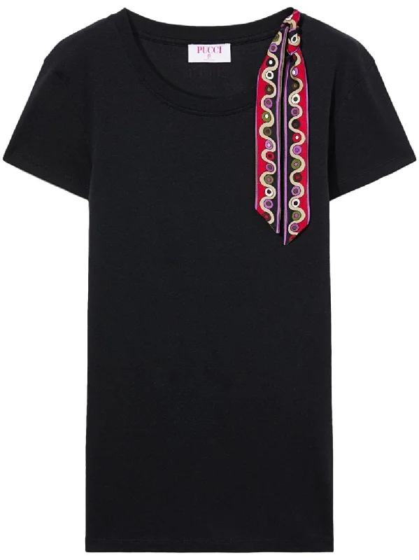 Pucci Women's T-Shirts And Polos Black