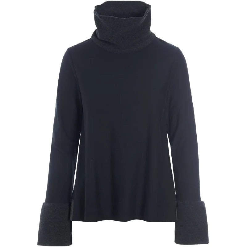 Henriette Steffensen Black Polo Neck 71012