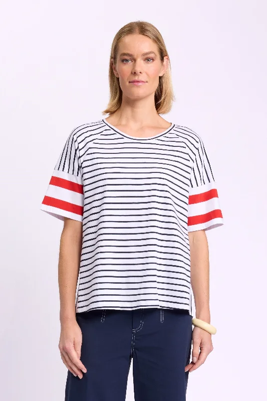 Marco Polo - YTMS57465 Raglan Stripe Tee